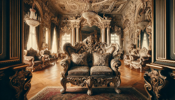 Fauteuils baroque style véntien